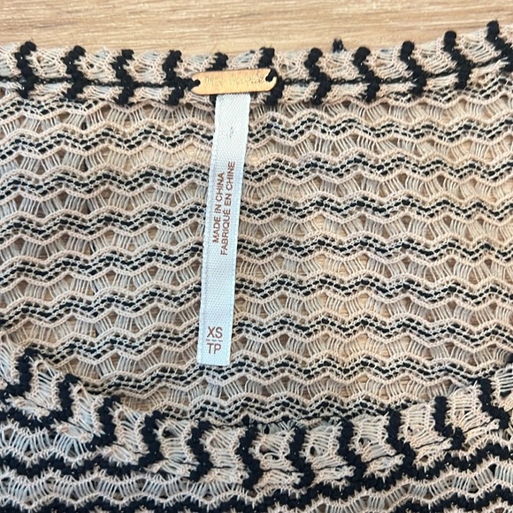 Free People Lace and Stripe Peplum Tank Size XS - Picture 4 of 9